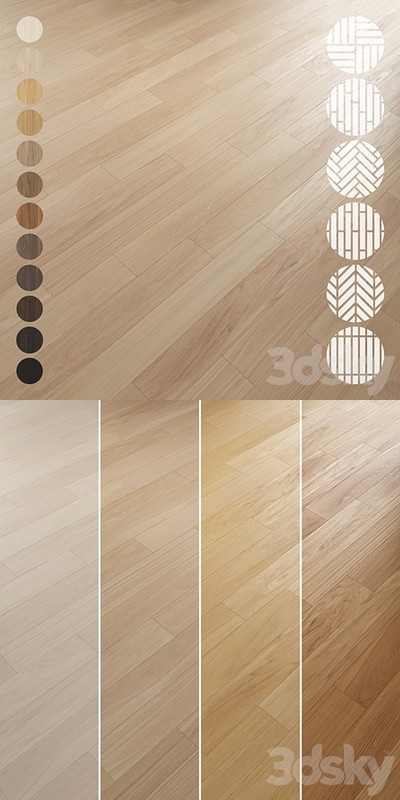 Oak Flooring Set 001